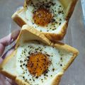 รูป Cooksnap ของ Panitra Meekaew เมื่อเขาทำ ไข่ดาว ขนมปัง ไมโครเวฟ