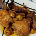 El cooksnap de Eduardo Gutiérrez cuando hizo Pollo y costilla a la barbacoa casera.