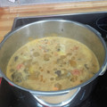 El cooksnap de anna cuando hizo Lentejas con un toque de morcilla.