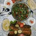 صورة من زوجي سر سعادتي 😍ام عمر، شاركها بعد تجربة وصفة سمك زوري مع رز أحمر 🍱