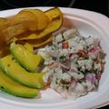 El cooksnap de Andreina Lozada cuando hizo Ceviche.
