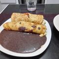 El cooksnap de Giancarlo Carrion cuando hizo Wraps fit de avena rellenos de pollo, chía & queso.