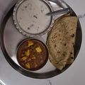 Dhrusti Tayal's cooksnap of when they made Matar Paneer dhaba style.