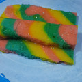 Cooksnap dari Alif Purwoko untuk resep Bolu Kukus Pelangi Gulung (takaran sendok)