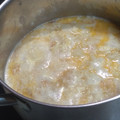 El cooksnap de sonia cuando hizo Sopa de ajo de la abuela Juana.