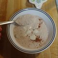 El cooksnap de Milena Alzate cuando hizo Arroz con leche low carb/Keto.