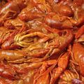 El cooksnap de David cuando hizo Cangrejos de río en salsa picante.