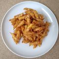 Cooksnap dari Rovita Naima untuk resep Kacang sembunyi pedes manis