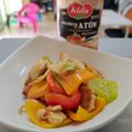 阿文 的 洋蔥雞柳のhida鮪魚🍅番茄醬 cooksnap