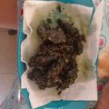 El cooksnap de Adri Sales cuando hizo Buñuelos de acelga.