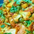 Aarti Jain's cooksnap of when they made Aloo matar gobhi ki sabji.