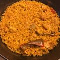 El cooksnap de Irene-Guirao cuando hizo Arroz caldoso con pollo.