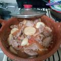 El cooksnap de carlos dragon21 cuando hizo Bistec en salsa a la mexicana martajada.