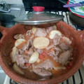 El cooksnap de carlos dragon21 cuando hizo Bistec en salsa a la mexicana martajada.