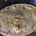 El cooksnap de Sheii Jaunarena cuando hizo Fainá de queso en licuadora.