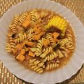 El cooksnap de Julieta Luján cuando hizo Guiso con fideos.