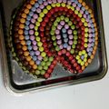 El cooksnap de nieves cuando hizo Tarta pez con lacasitos.