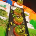 Lovely Agrawal का कुकस्नैप जब उन्होंने तिरंगा ढोकला बनाया था।