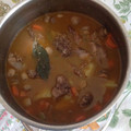 El cooksnap de Carlos Garcia cuando hizo Patatas con conejo.