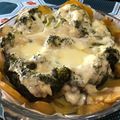 El cooksnap de Alicia Yunis cuando hizo Pastel de boniato y brócoli.