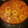 El cooksnap de Lourdes González cuando hizo Torta invertida de manzana y banana.
