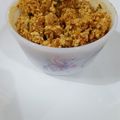Nilu Rastogi's cooksnap of when they made Paneer bhurji.