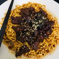 Cooksnap dari Nyakmee untuk resep Samyang Beef Bowl