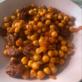El cooksnap de Ailass Tenar cuando hizo Garbanzos fritos con chorizo.