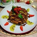 Cooksnap dari Nia untuk resep White Coffee Pancake with Mint Honey Sauce
