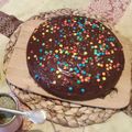 El cooksnap de Luciana Franchi cuando hizo Bizcochuelo marmolado.