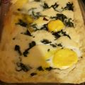 El cooksnap de Cecilia Marín cuando hizo Nido de espinaca y huevo.