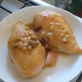 El cooksnap de Carlos Chef cuando hizo Pollo al horno con mostaza, ajo y limón 😋😋🍗.