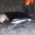 El cooksnap de Ángel Rubén Córdoba cuando hizo Pollo relleno con jamón y queso.