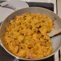 Ant's cooksnap of when they made Hamburger and Potato Hash.