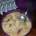 El cooksnap de Victor Hugo Corona cuando hizo Avena con manzana y canela.