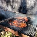 danny johnson's cooksnap of when they made Pork Ribs with dry rub (oven cooked and grilled).