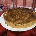 El cooksnap de Florencia Areosa cuando hizo Torta de banana invertida.