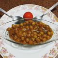 স্বর্নাক্ষী চ্যাটার্জি 's cooksnap of when they made চানা মশলা (Chana masala recipe in Bengali).