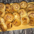 El cooksnap de crobledo cuando hizo Palmeritas de jamón y queso.