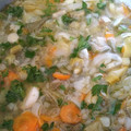 El cooksnap de Carmeta cuando hizo Sopa de verduras.