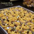 Cooksnap Nuraliyah Mn semasa beliau membuat Cornflakes Madu dengan Cip Coklat.
