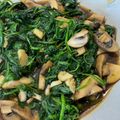 Harwin Prahara's cooksnap of when they made Spinach and Mushroom WFH Stir Fry.