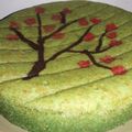 Cooksnap dari nin nung untuk resep Brownies Kukus Pandan(Ny.Liem)