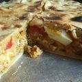 El cooksnap de laura cortés cuando hizo Tarta de caballa y calabaza.