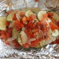 El cooksnap de LuzMa SG cuando hizo Pescado empapelado con calabacitas.