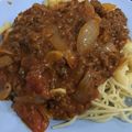 Cooksnap dari Plates Of Flavors untuk resep Spaghetti La Fonte Saus Bolognese