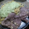 El cooksnap de Lobito Serra cuando hizo Salsa de brócoli.