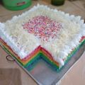 Cooksnap dari Dian Rakhmawati untuk resep Birthday Cake base Rainbow Kukus Ny. Liem