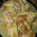 El cooksnap de Alejandra Alvez cuando hizo Cuernitos (pan con grasa).