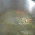 El cooksnap de Ricard y Gracia cuando hizo Fideuá melosa de sepia, gambas y verduras.